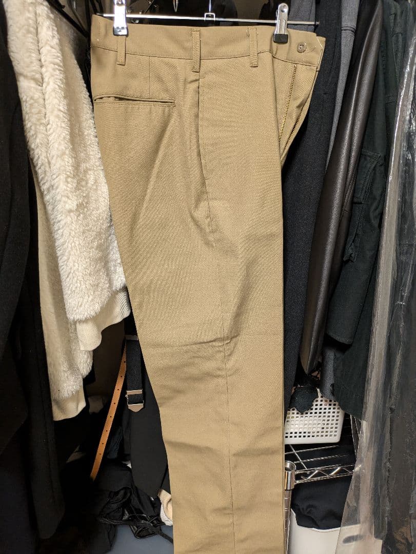 【THE SHINZONE】新品未使用/ハイウエストチノパンツ/ベージュ/34