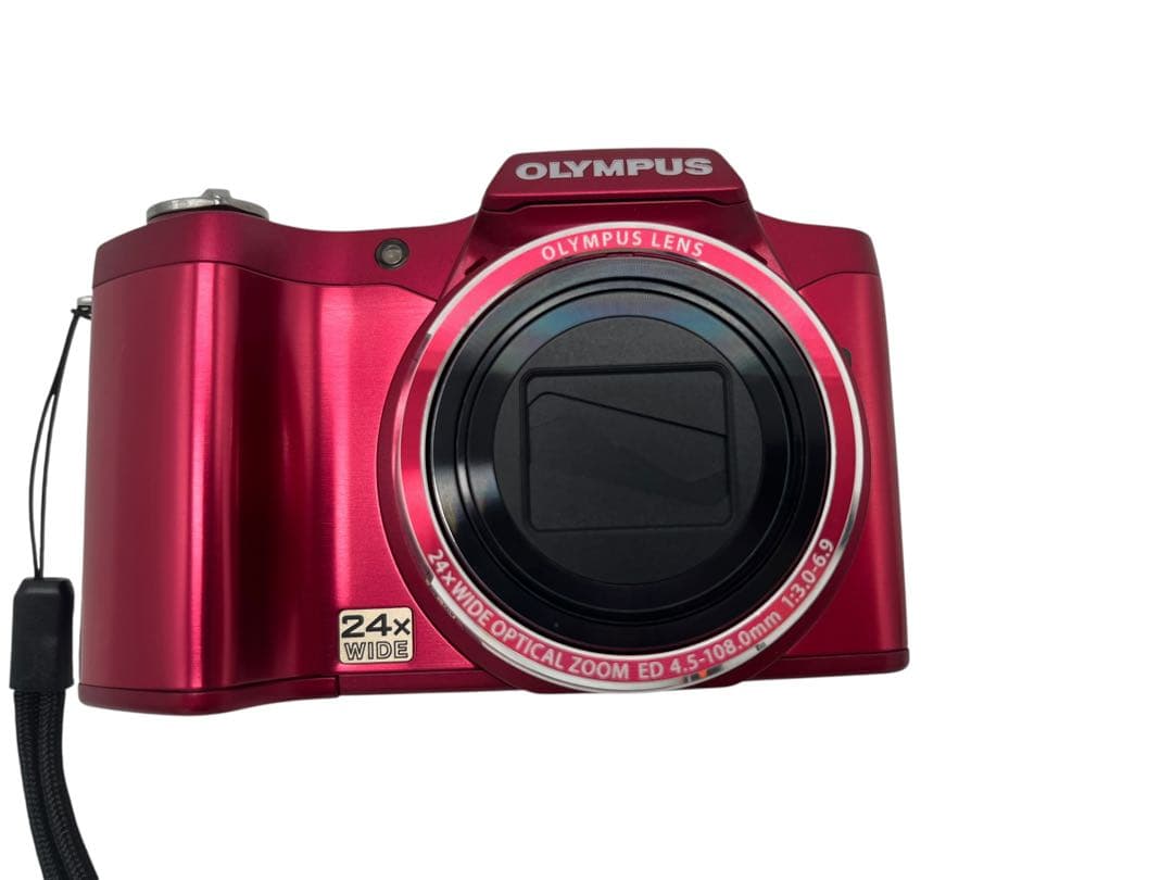 OLYMPUS SZ-14 デジタルカメラ レッド デジカメ オリンパス 24倍