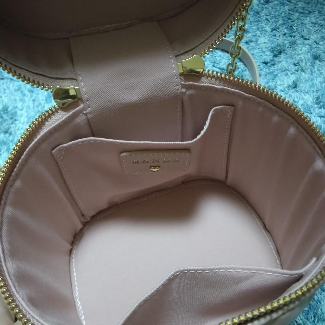 RANDA ランダ ハートスタッズ 2WAY キルティングバニティバッグ ピンク