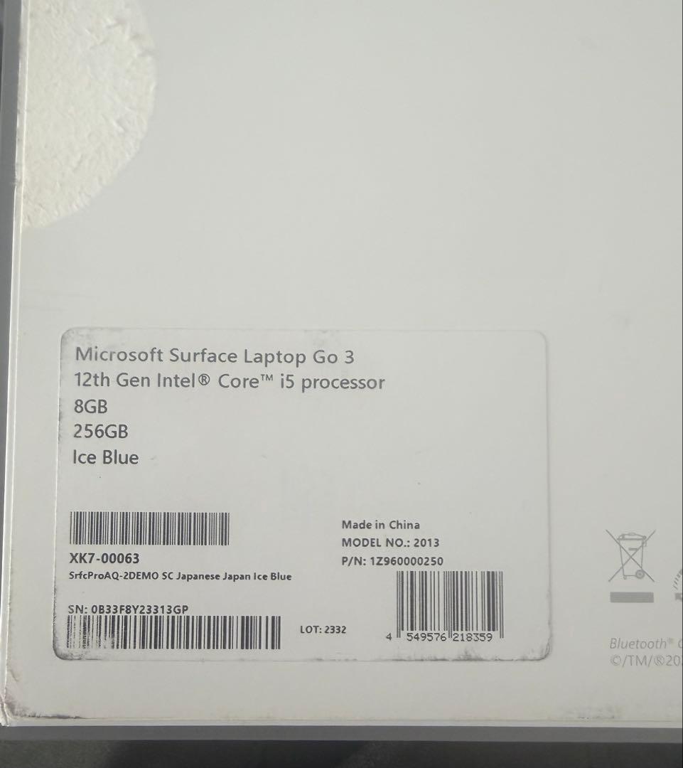 Microsoft Surface Laptop Go 3 マイクロソフト