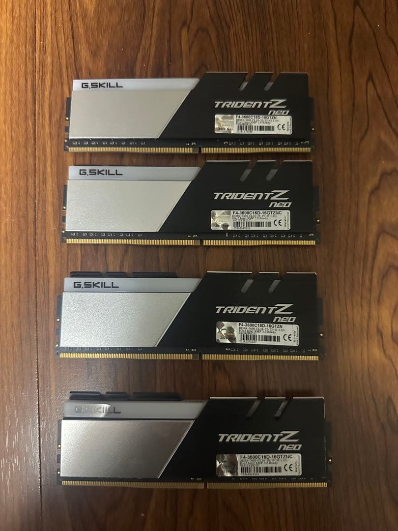 G.SKILL Trident Z Neo DDR4 8GB×4枚 計32GB