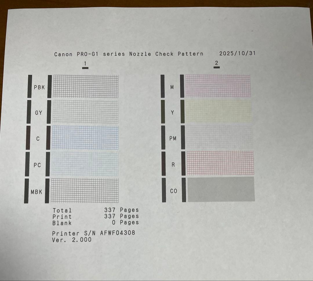 【専用さふぁいあ様】Canon PRO-G1 インクジェットプリンター 本体