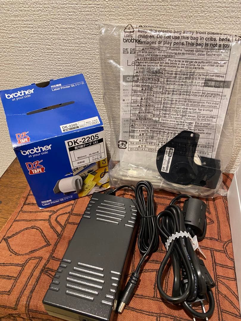 brother QL820NW 写真内一式