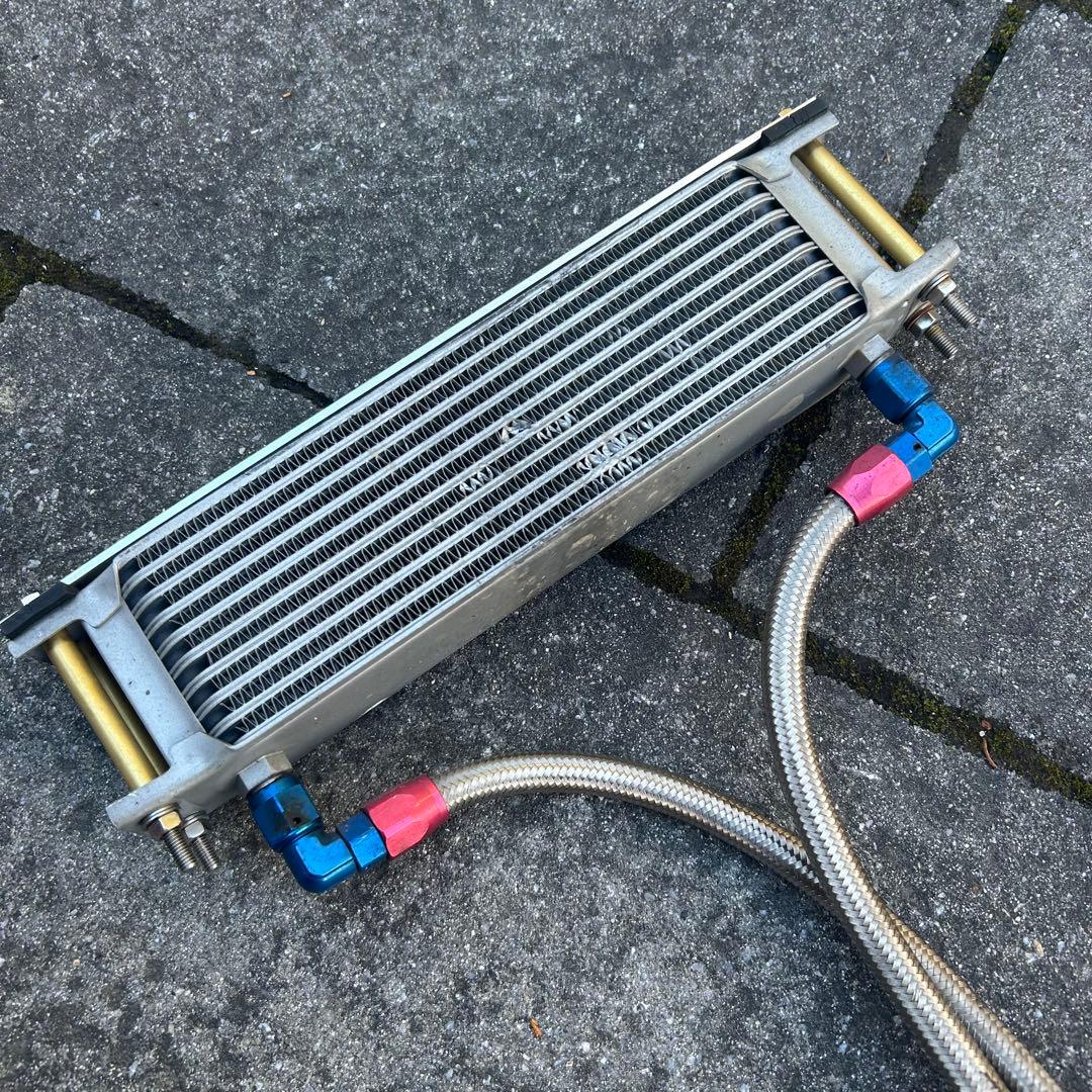 オイルクーラー　真鍮　z400fx z550fx ゼファーx バイク　冷却