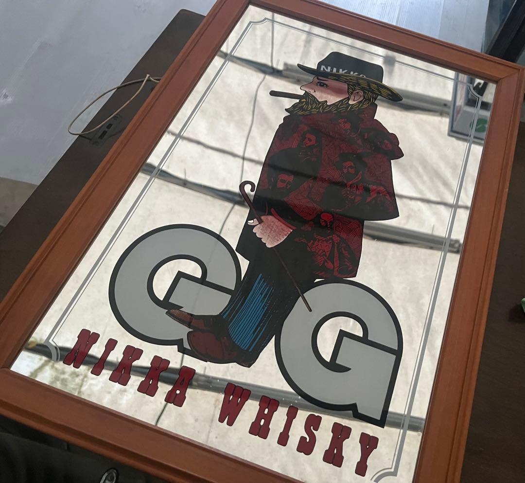 ニッカ　非売品　パブミラー Nikka Whisky Pub Mirror 美品