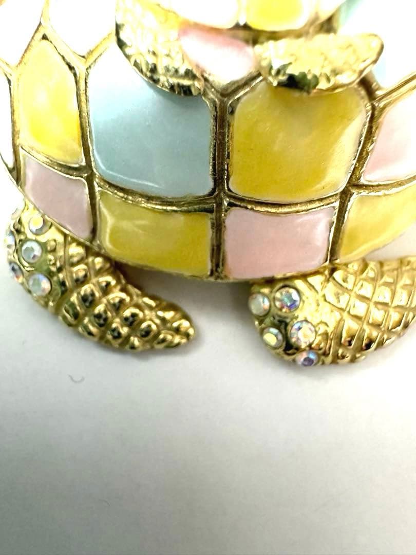 カラフルな亀のジュエリーケース