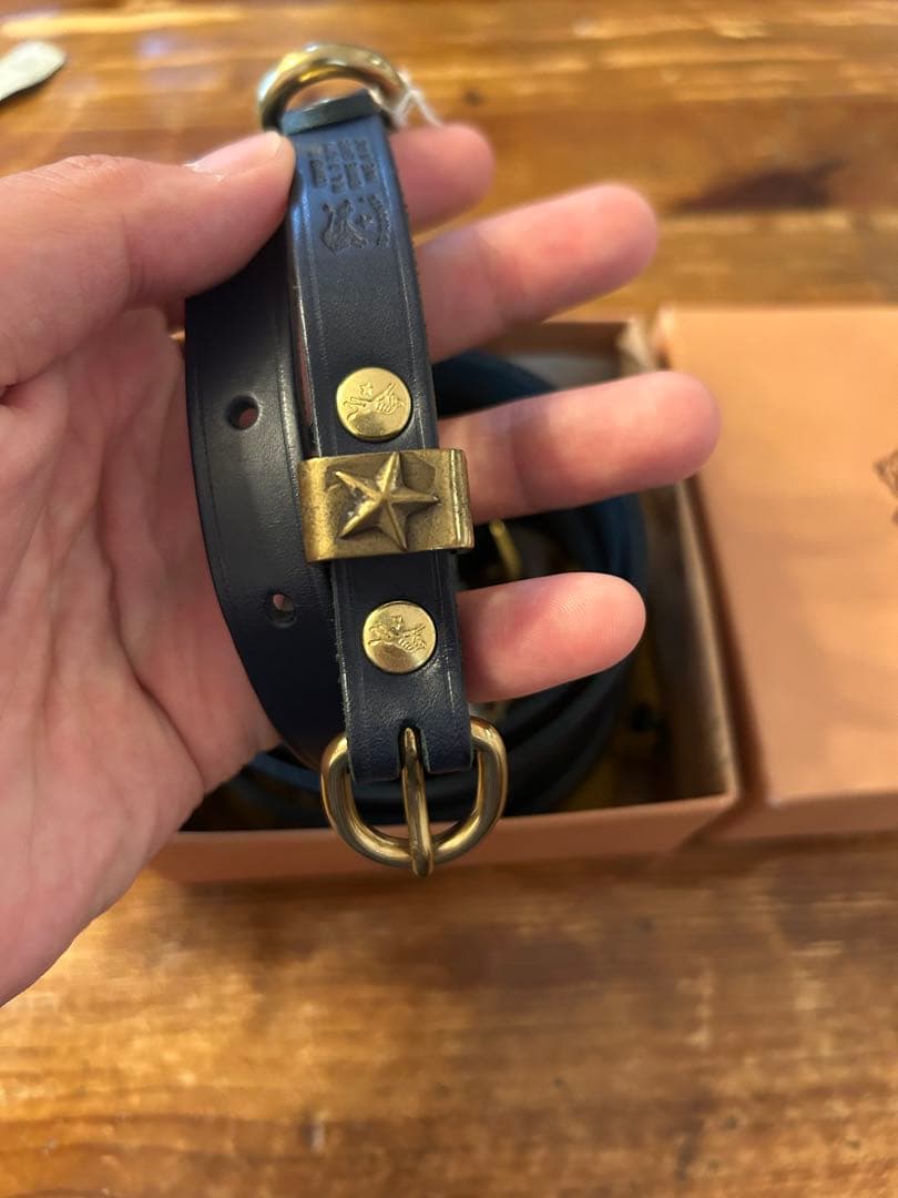 未使用 イルビゾンテ ドッグリード 緑