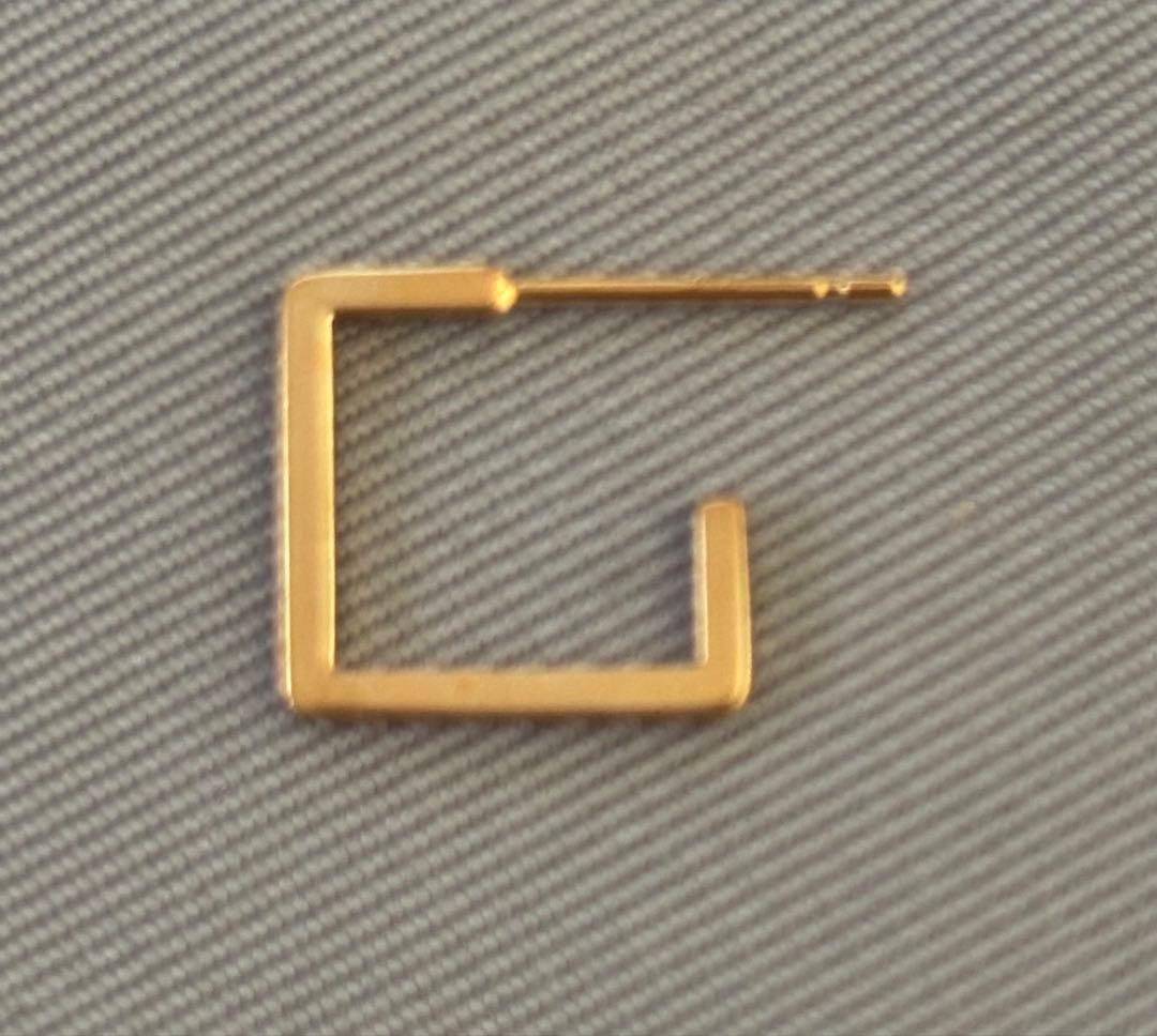 RUGIADA ルジアダ　18金　片耳用ピアス　3種類セット