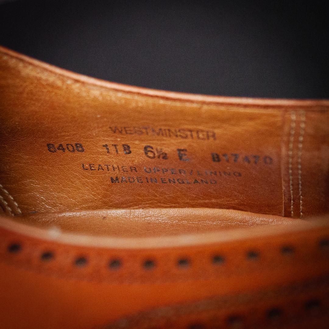 タイムセール　Crockett&Jones クロケット&ジョーンズ　セミブローグ