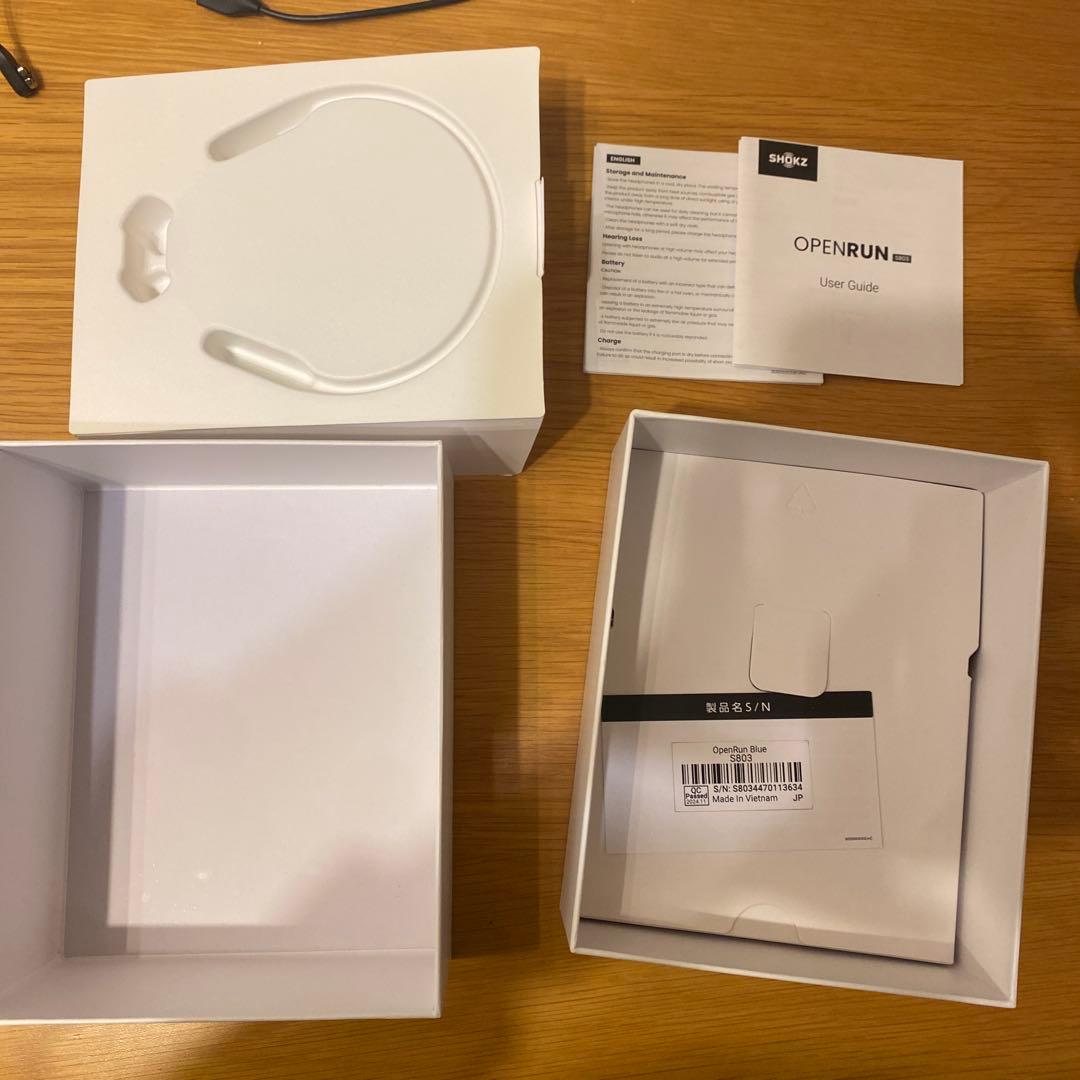 Shokz OpenRun 骨伝導イヤホン ワイヤレス オープンイヤーヘッドホン