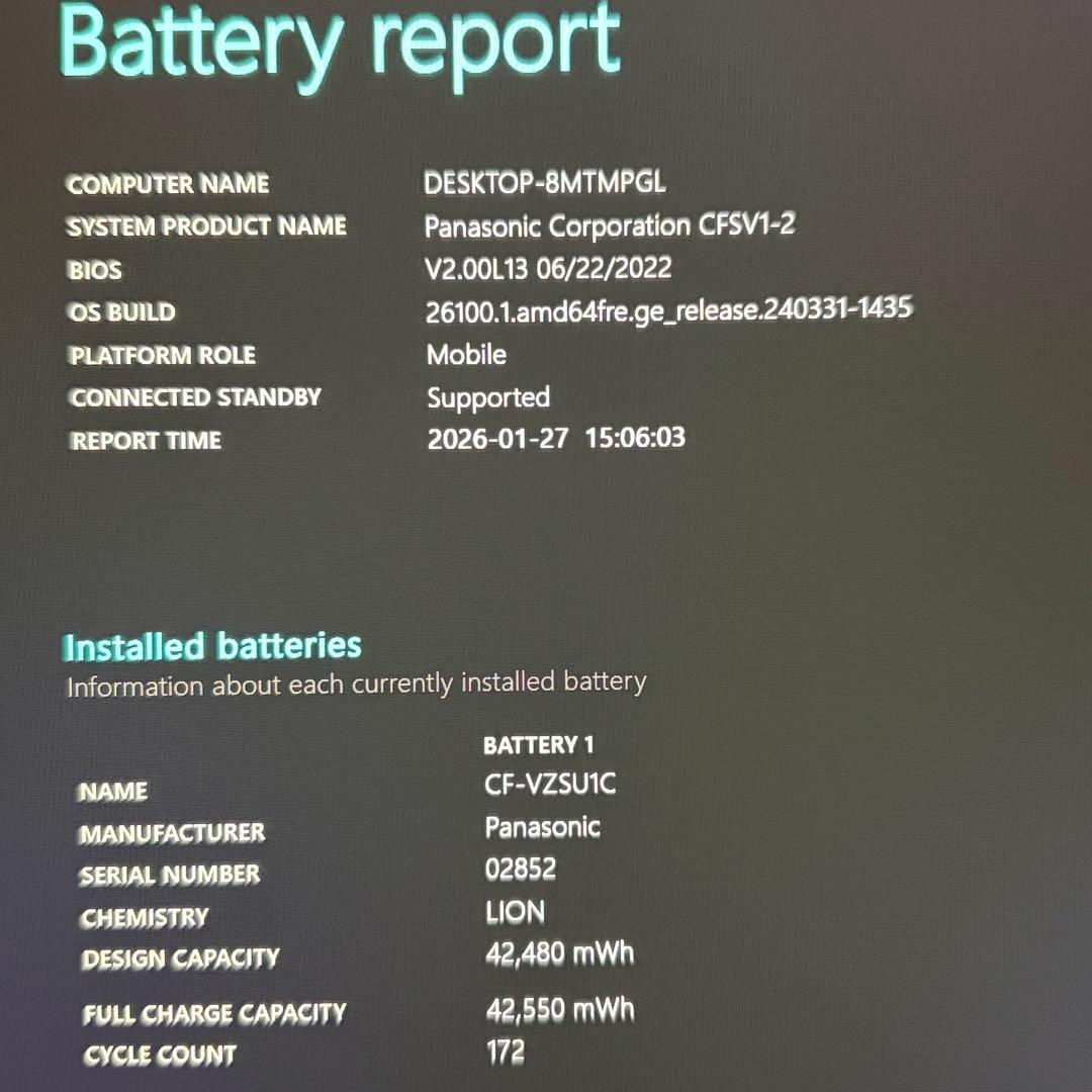 準美品 Let's note SV1 11世代 i5 16GB 256 オフィス