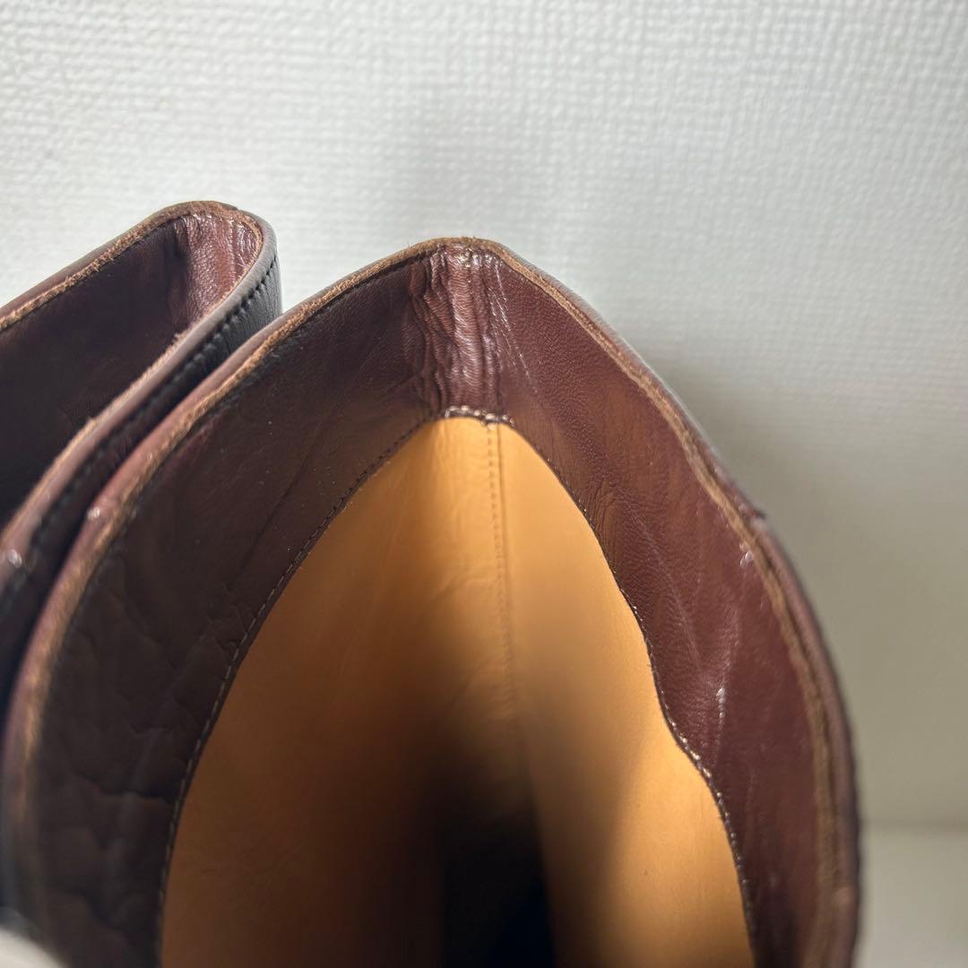 【箱付き】CORSOROMA9 ロングブーツ インヒール ブラウン