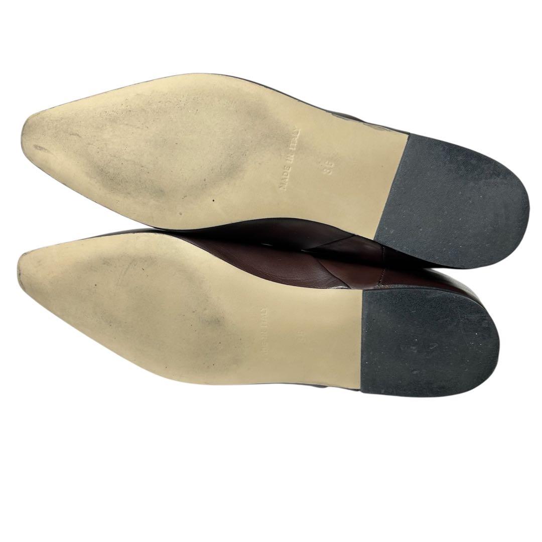 【箱付き】CORSOROMA9 ロングブーツ インヒール ブラウン