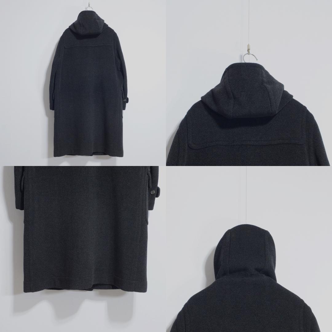 超極上品 チベット社 ムーアブルックカットパイル ダッフルコート Hグレー 36