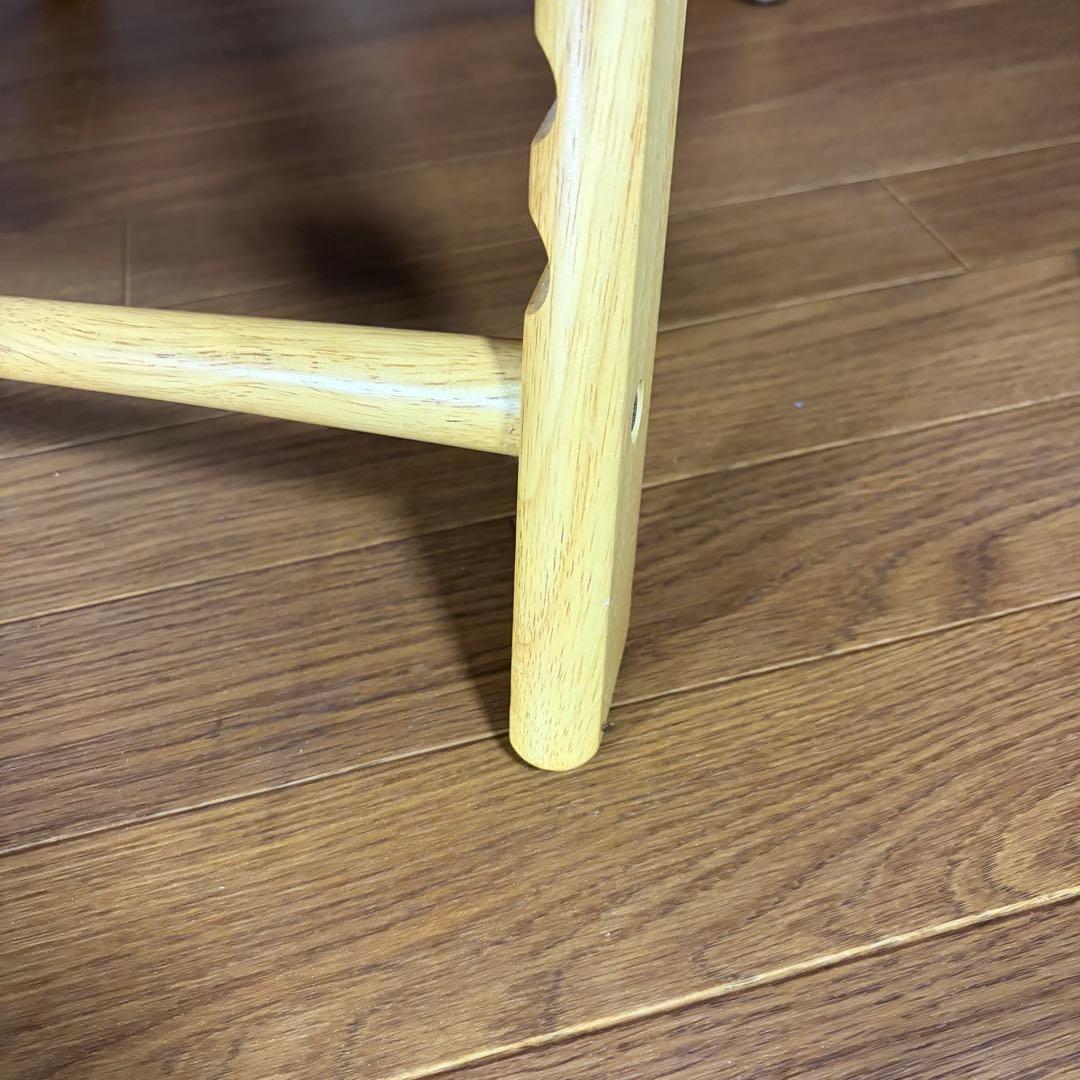 組み立て不要 大和屋　yamatoya アッフル チェア テーブル・ガード付き