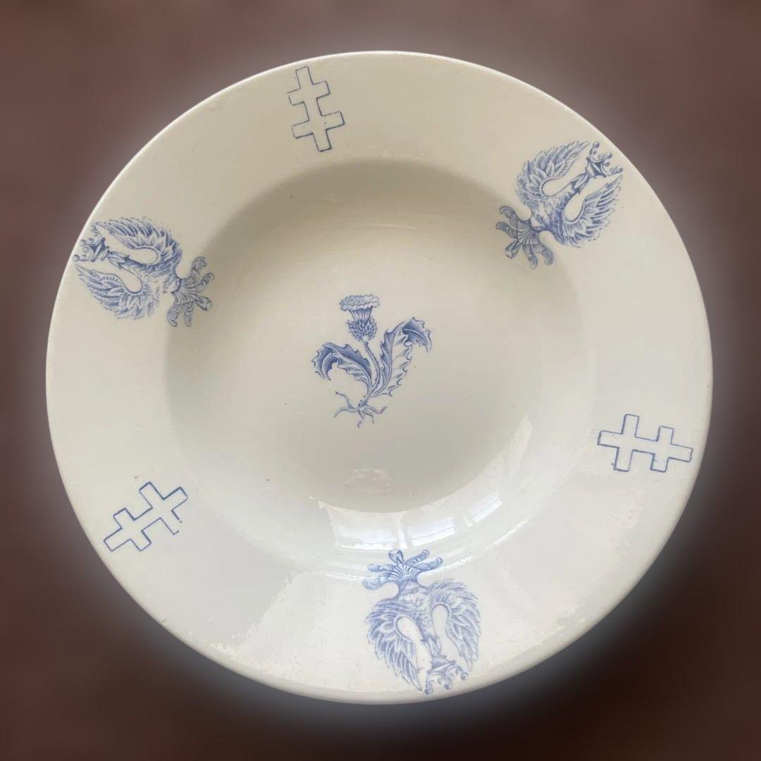 Luneville リュネヴィル ロレーヌ十字深皿