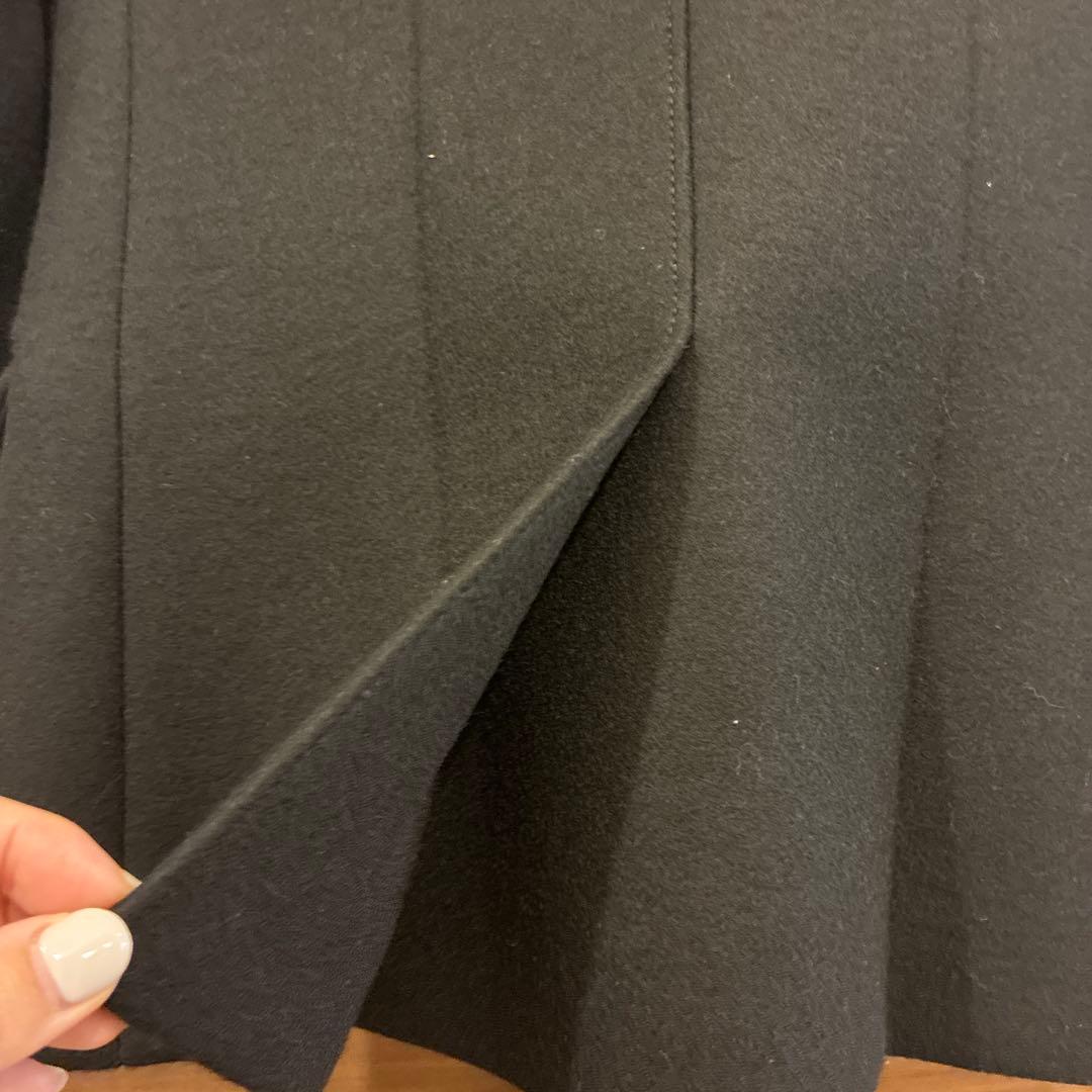 mayu 　PRADA ピーコート　ショートコート　ブラック　40 リボン