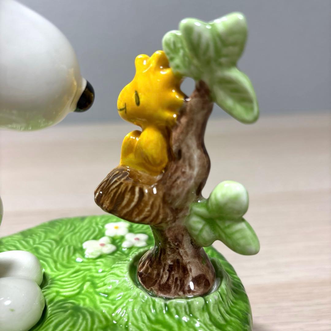 PEANUTS スヌーピー オルゴール 陶器　ヴィンテージ　snoopy