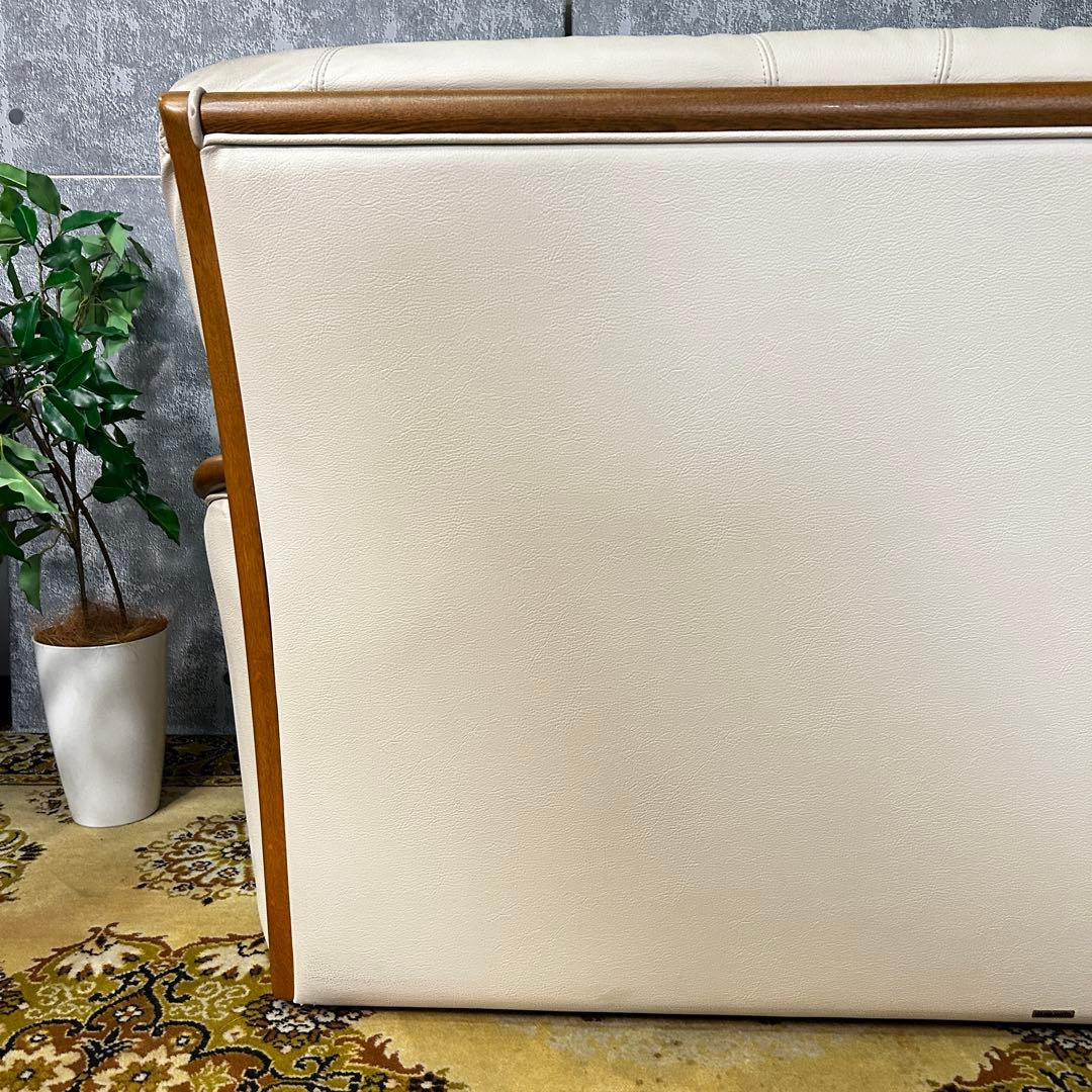 ꧁浜本工芸 HAMAMOTO꧂2-3人掛けレザーソファ インテリア リビング