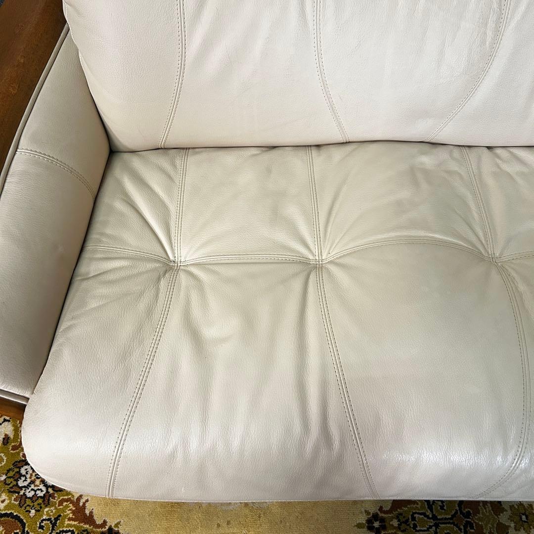 ꧁浜本工芸 HAMAMOTO꧂2-3人掛けレザーソファ インテリア リビング