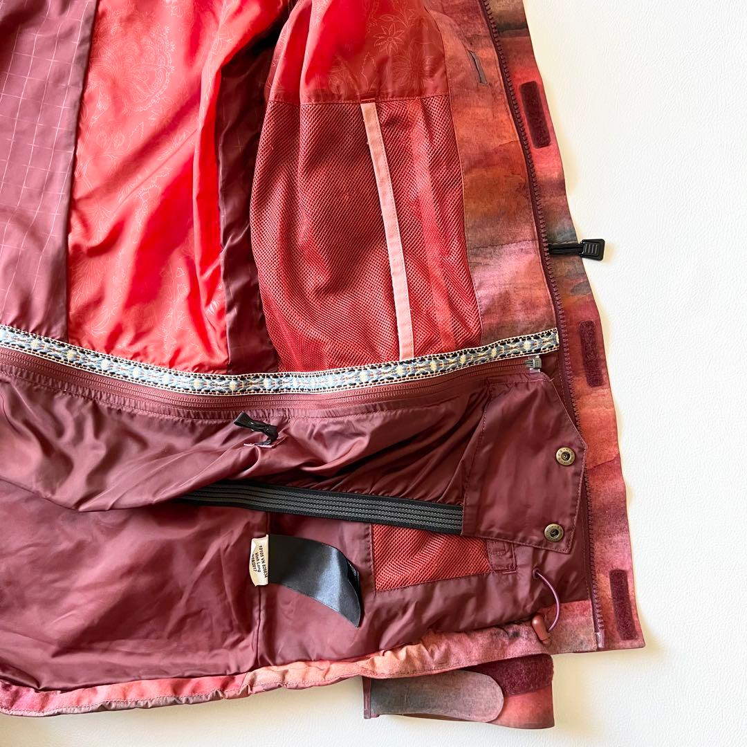 3258【美品】バートン　ジャケット ゴアテックス レディース ボーダー スノボ