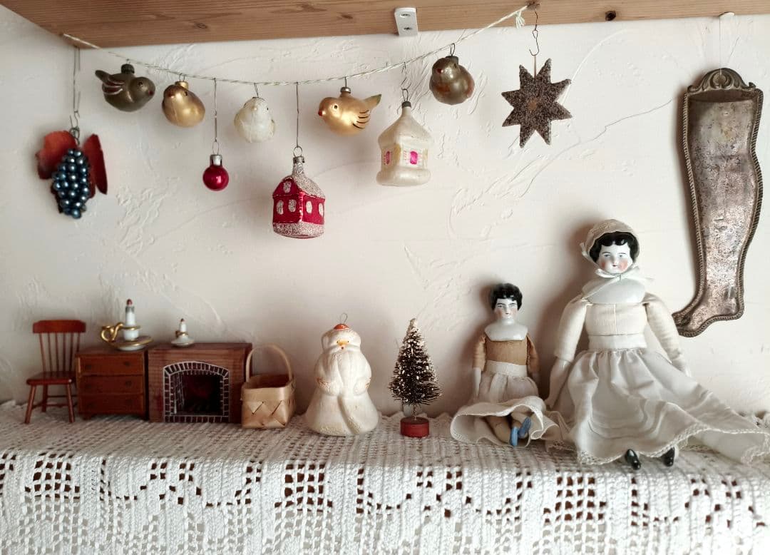 【ひまわり さま】vintage ornament ❀ かわいい 赤いおうち