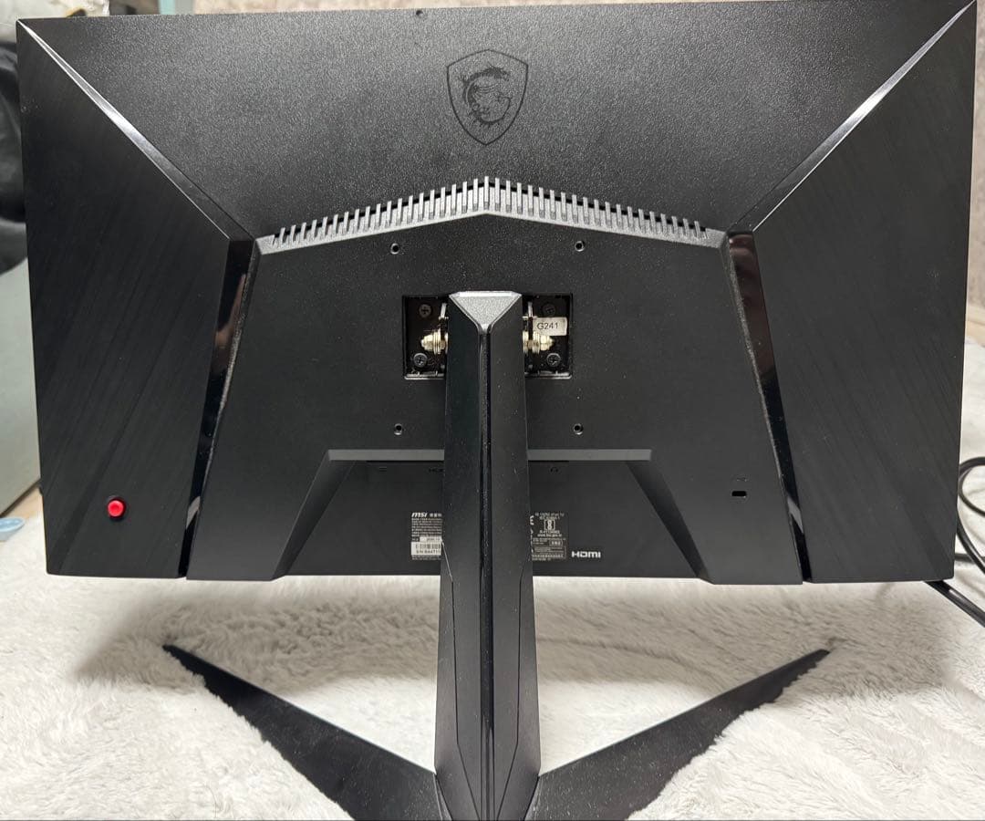 MSI スタンド付きディスプレイ HDMI接続