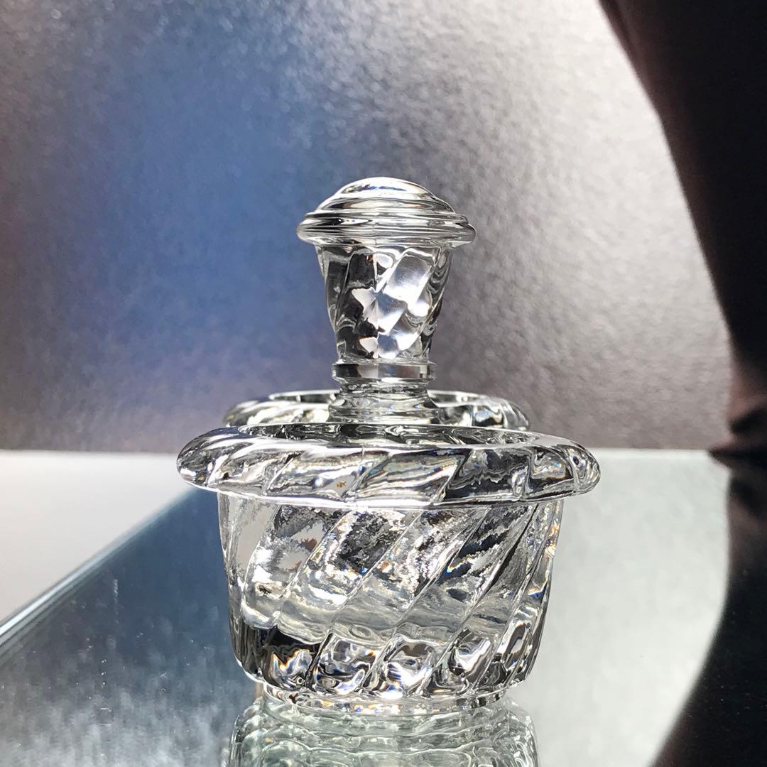 極稀少オールドバカラ Baccaratバンブー Bambou★塩入れ★クリスタル