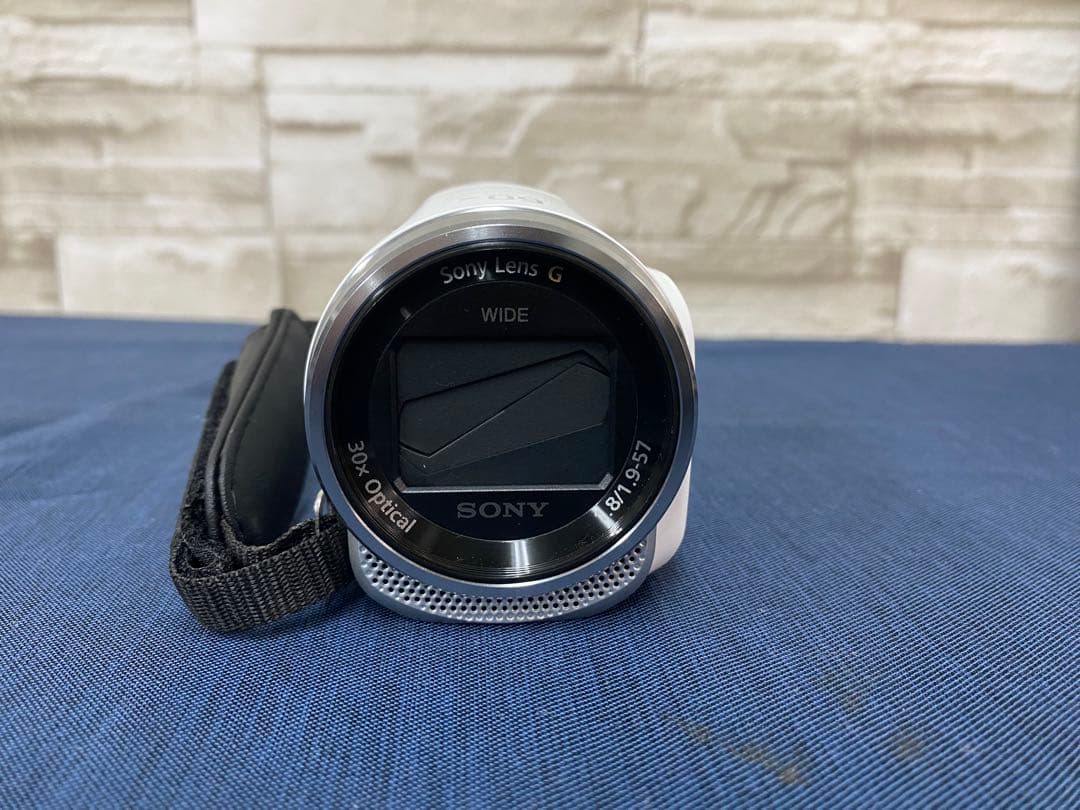 【美品】SONY HDR-CX680 ビデオカメラ ホワイト　ケースおまけ付き