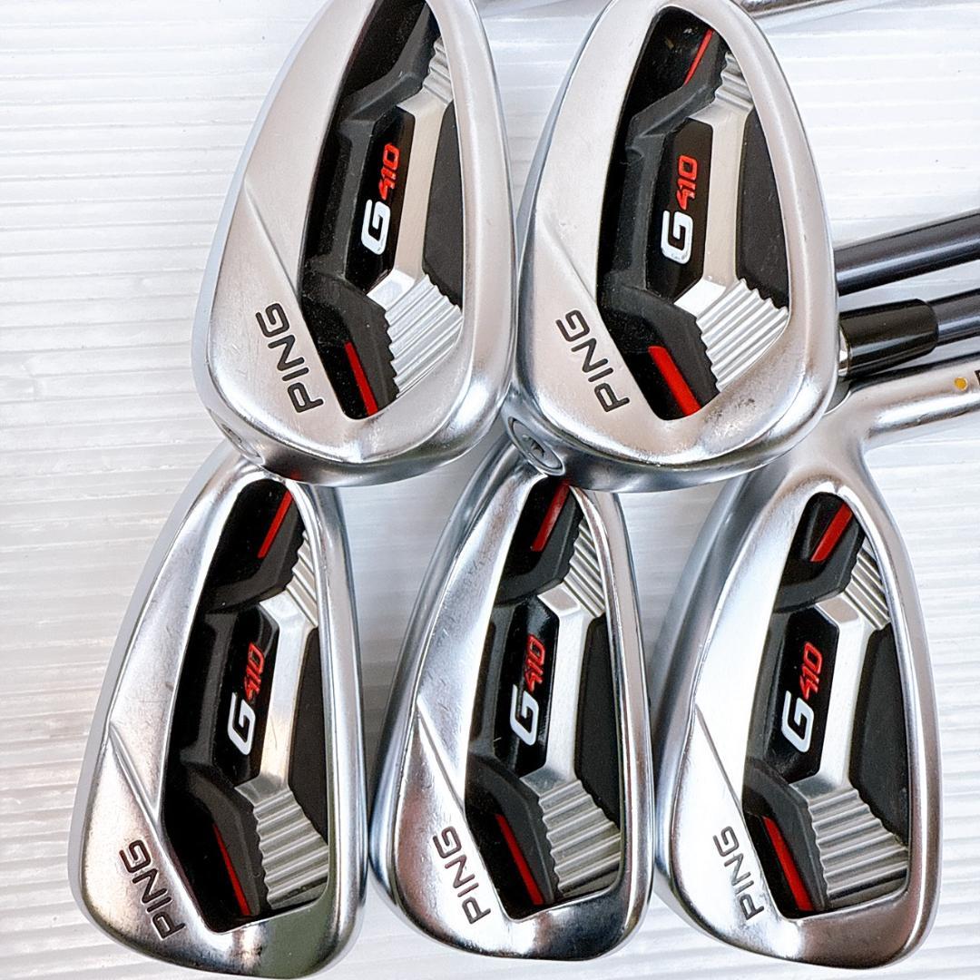 PING（ピン）　G410　アイアンセット　5本　アルタJCBレッド（R）