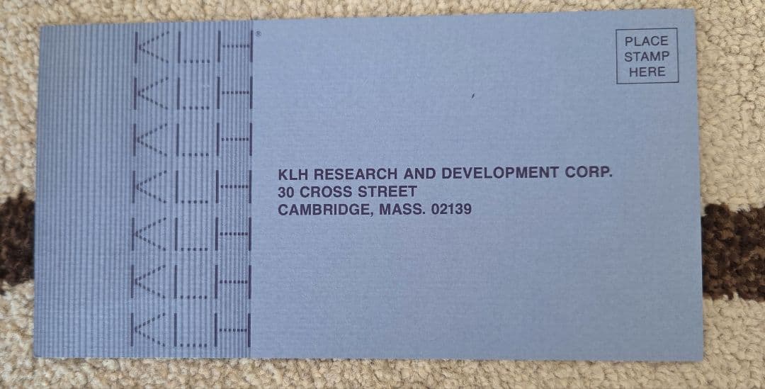 KLH MODEL SIX 06 スピーカー 1台