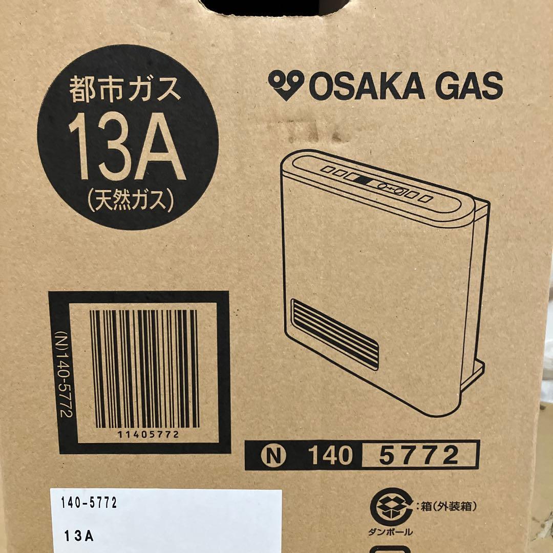 OSAKA GAS　ガスファンヒーター　140 5772　都市ガス　13A