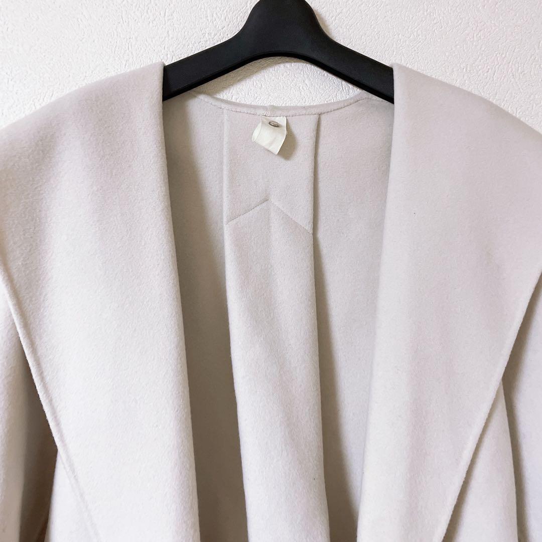 ROPE　リバーメルトンセーラーカラーショートフォルムコート　ウールコート　38