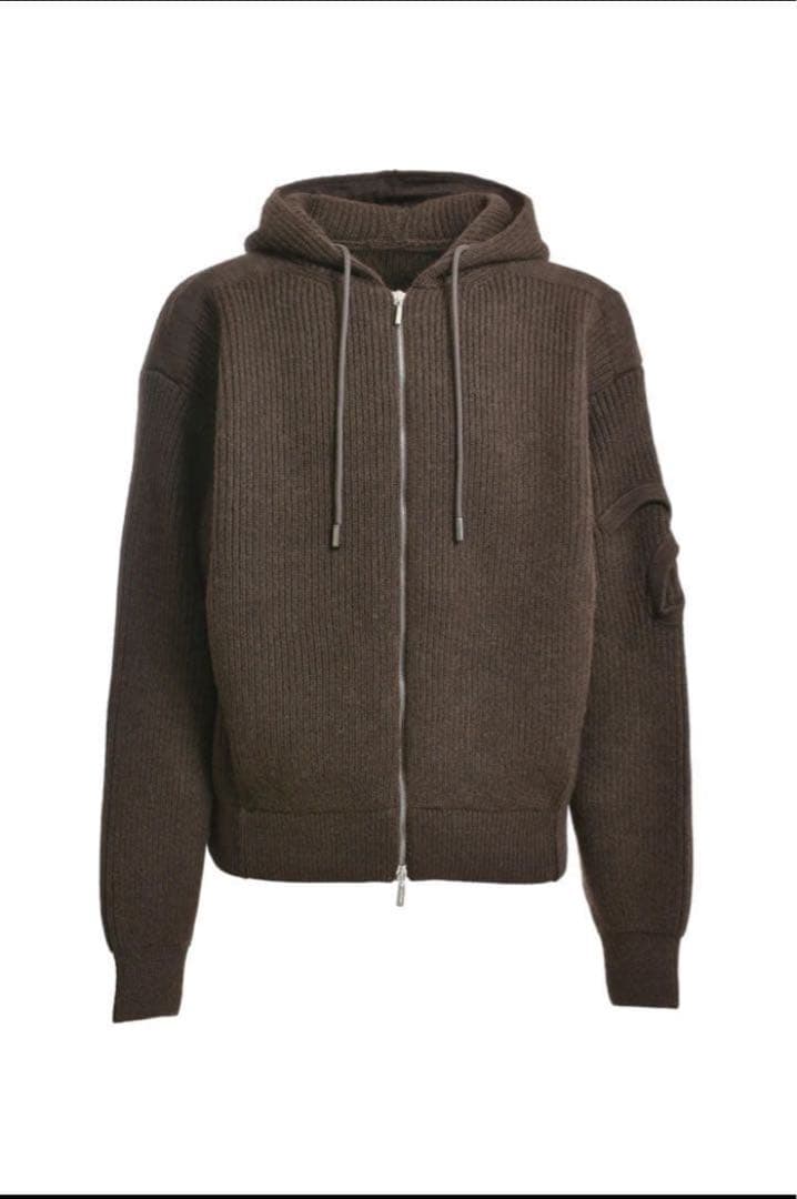 ば*あ様 JACQUEMUS ブラウン フード付きセーター