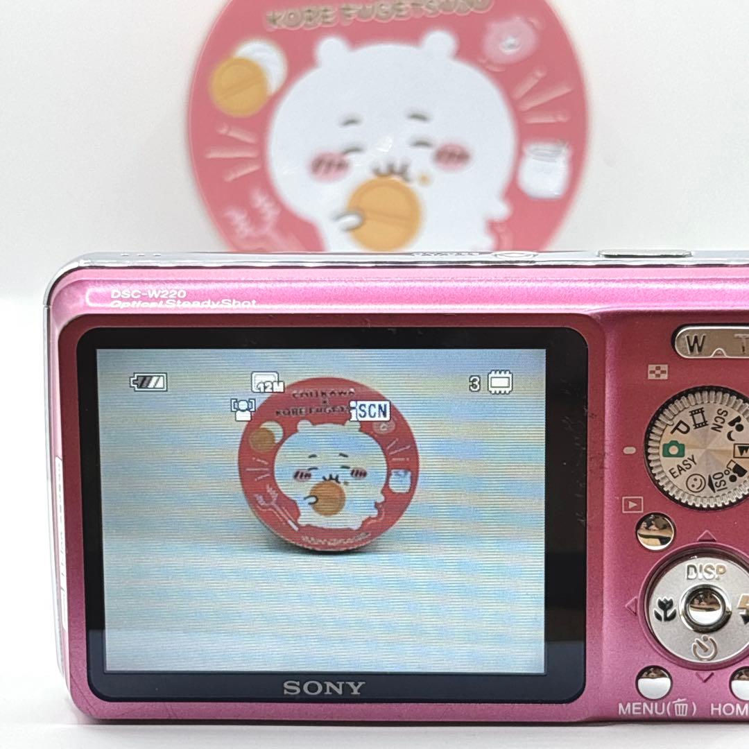 Sony Cyber-shot DSC-W220　ピンク デジカメ コンデジ