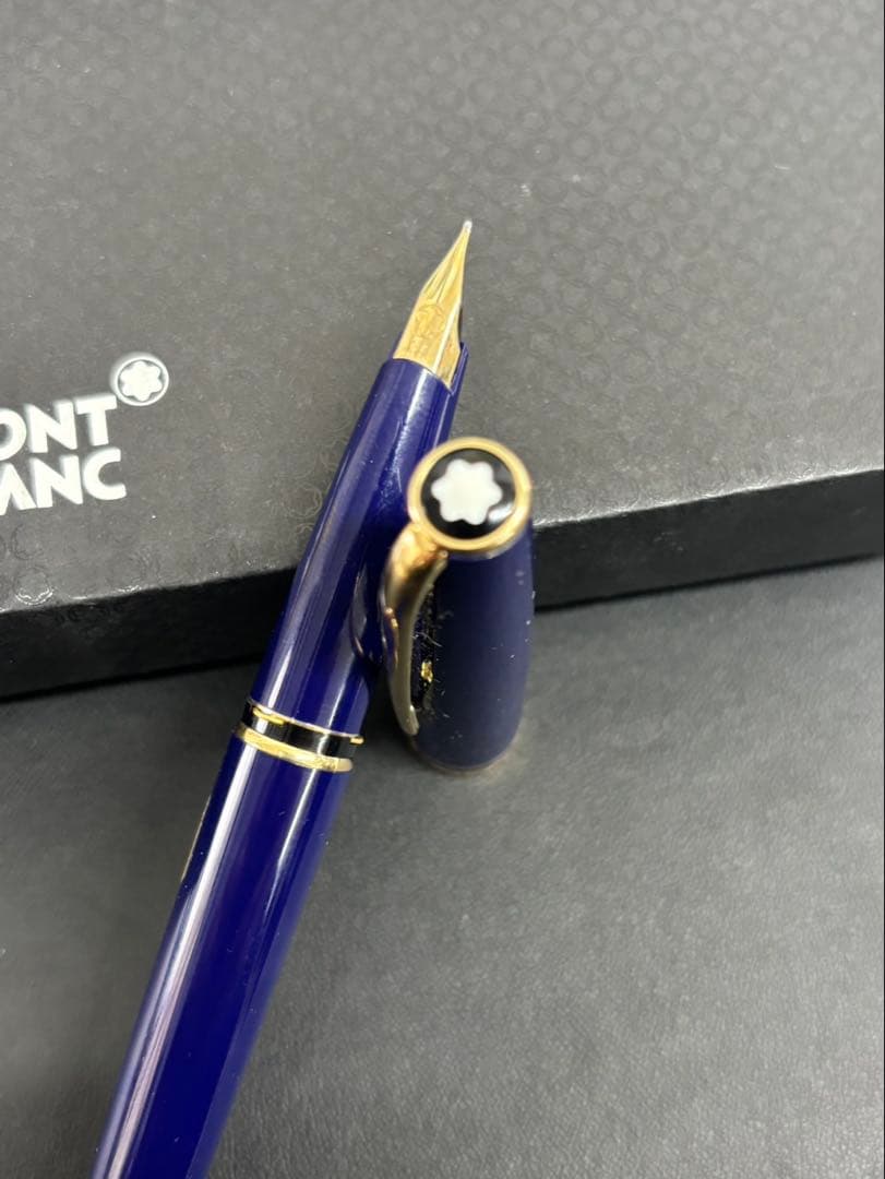 14K モンブラン 希少 レア　万年筆　ジェネレーション ブルー