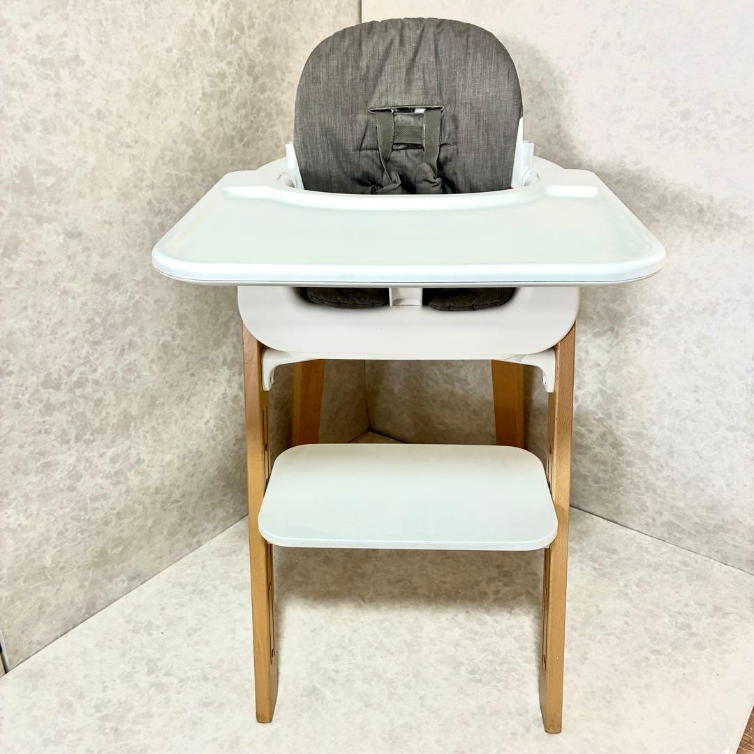 ストッケ ステップス ベビーチェア ハイチェア ベビーセット・テーブル付き 美品