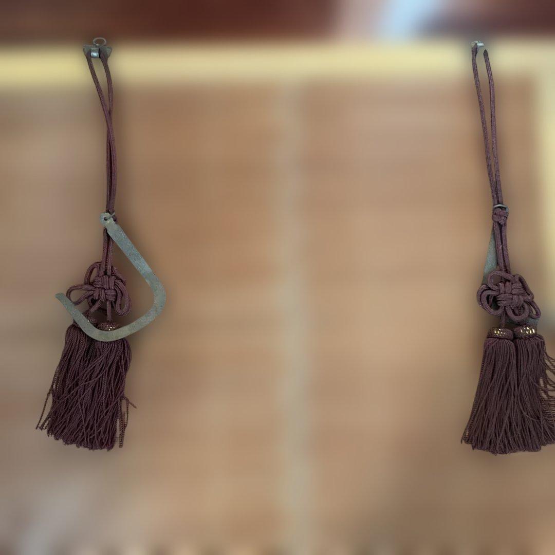 和室用暖簾二幅、お座席すだれ