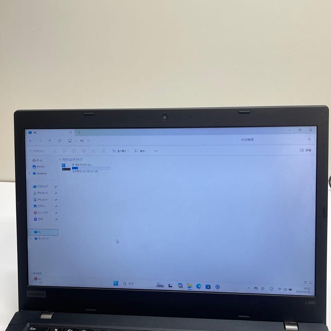 #946 レノボThinkpad L480 i5-8250U 8GB 256GB