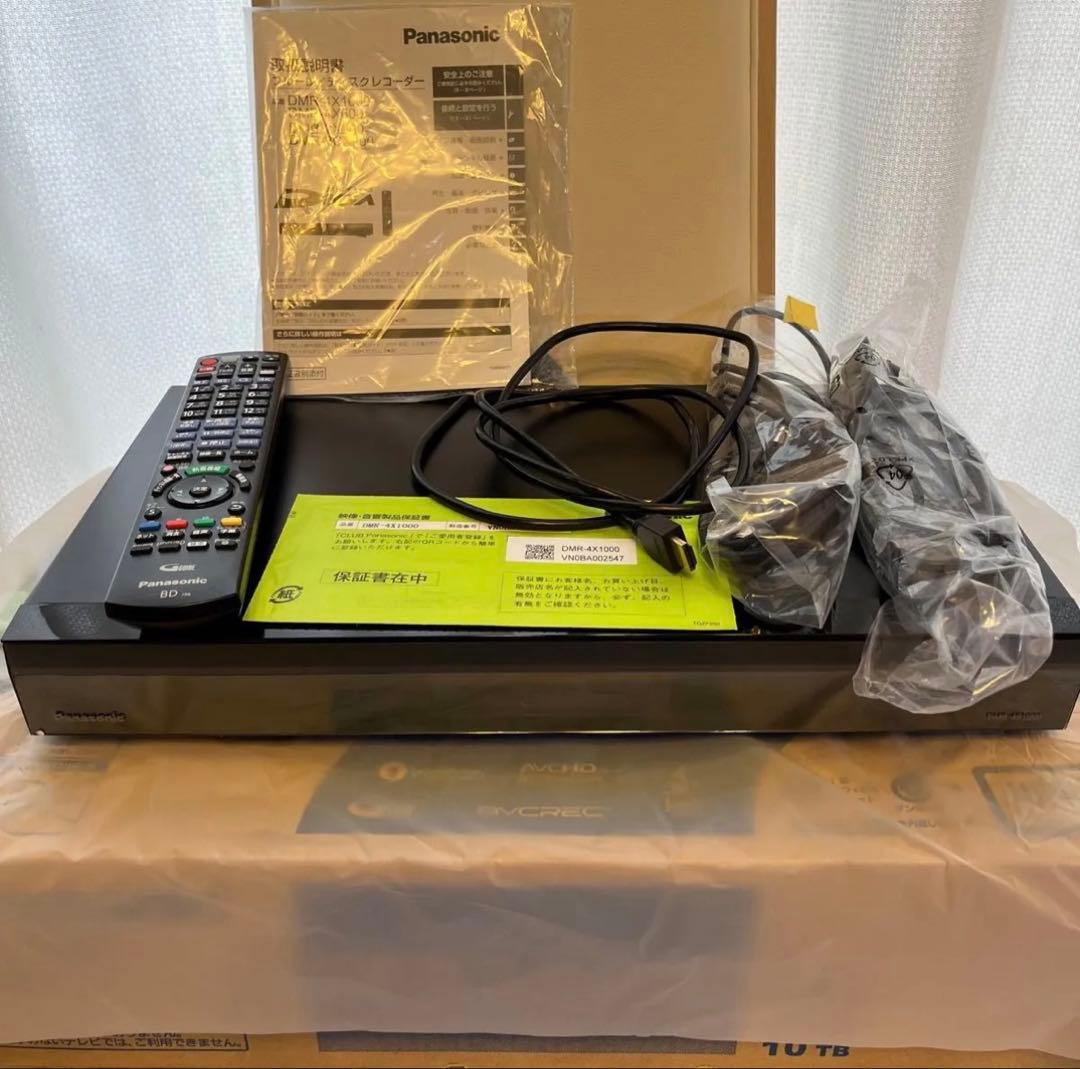 Panasonic DMR-4X1000 ブルーレイレコーダー
