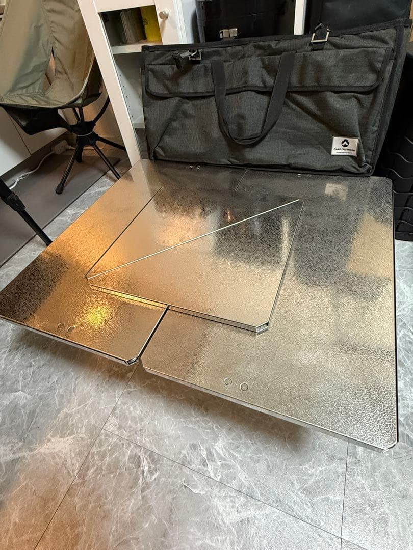 【最終値下】フィールドラック用 ステンレス 天板＋収納バッグ