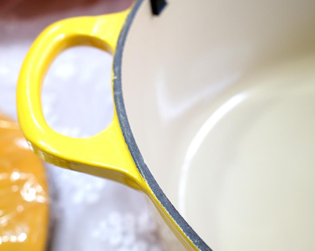 【未使用】日本未発売ルクルーゼ ホーロー鍋35cm