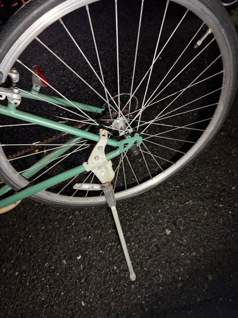 VIM BIKE 緑色 自転車クロスバイク ベージュグリップ