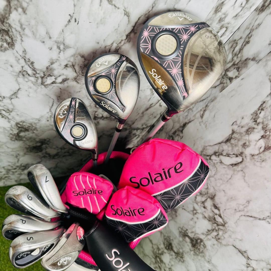 【現行モデル】キャロウェイ ソレイユ レディースゴルフセット 8本 L かんたん