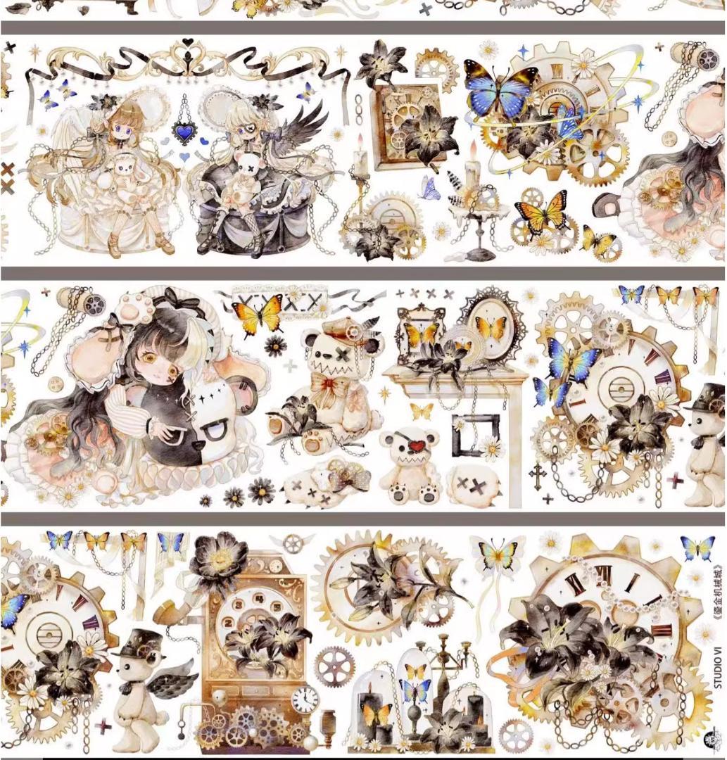 【2巻セット】クマ&ビンテージレトロガール STUDIO Ⅵ 黒百合 白百合