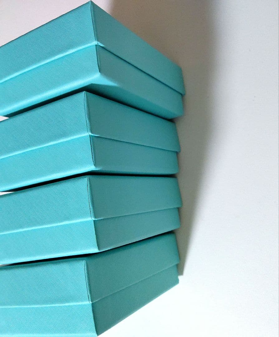 ♥新品未使用♥現行品 ティファニー空箱 Tiffanyギフトボックス 4個セット