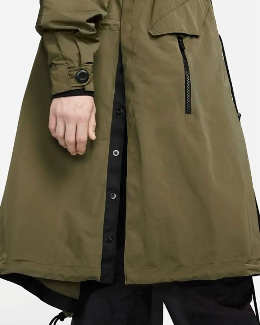 【新品未使用品】Sacai × Nike Trench Jacket カーキ　L