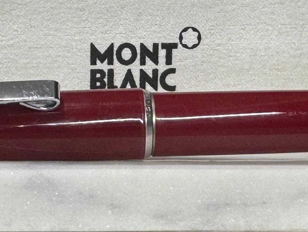 【極美品】モンブラン No300 万年筆ボルドー軸　コンバーター付
