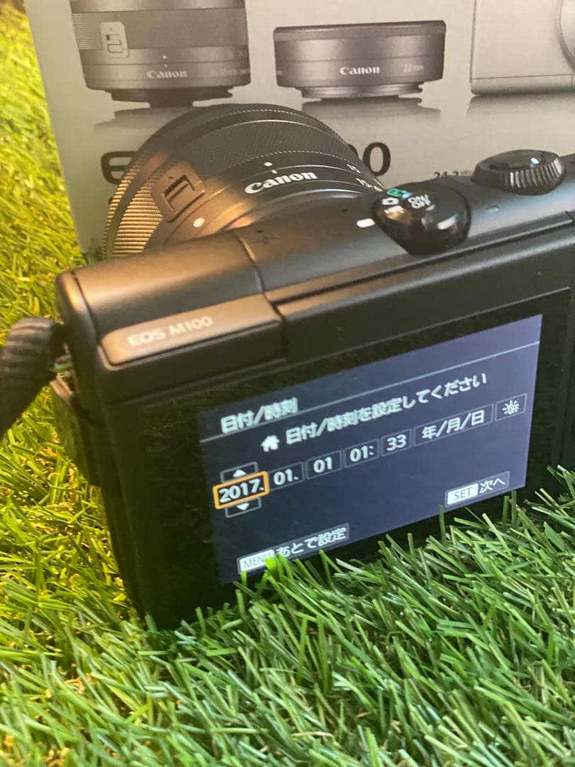 美*咲様 未使用！超美品！ Canon EOS M100 EF-M15と単焦点広