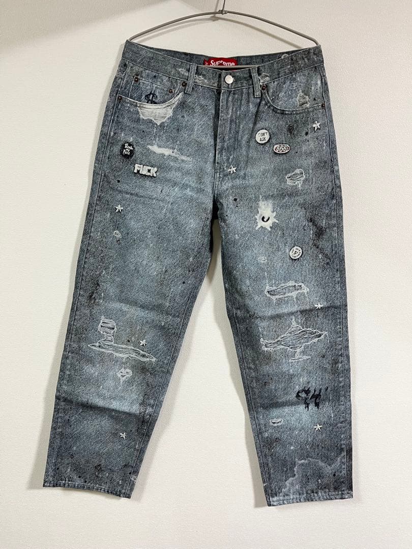 パンツ Supreme HJR Trompe Loeil Loose Fit Jean